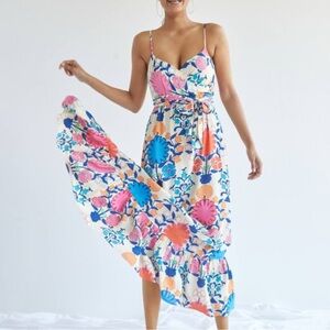 NWOT Anthropologie Plenty by Tracy Reese Poppies Maxi Dress - Size XSP